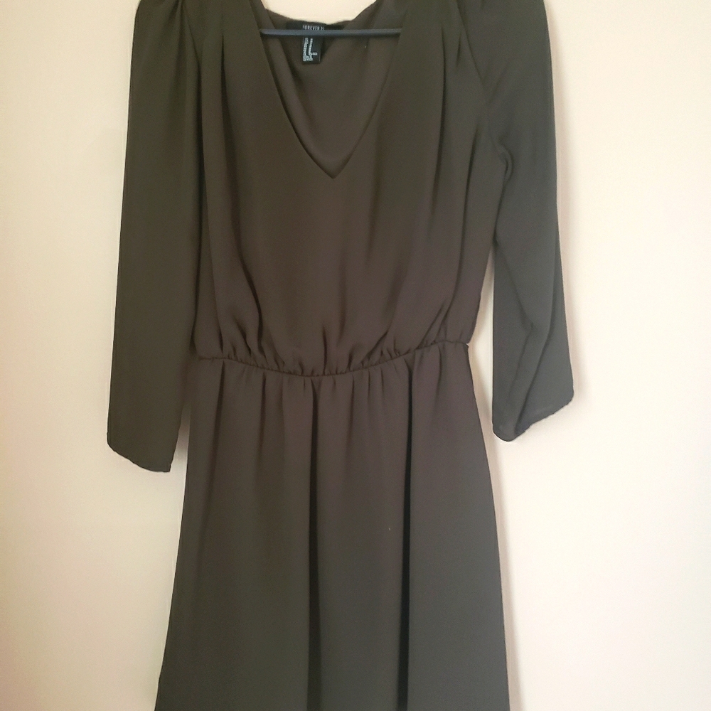 Dark Green Dress